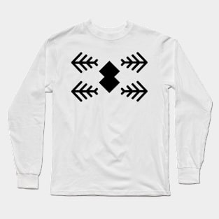 Tribal Symbols - Adinkra Long Sleeve T-Shirt